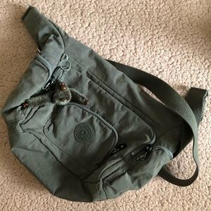 Grey Kipling Cross Body Bag
